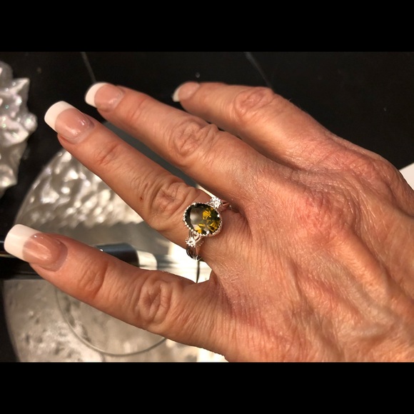 CORAL REEF MYSTIC TOPAZ RING - Picture 2 of 10